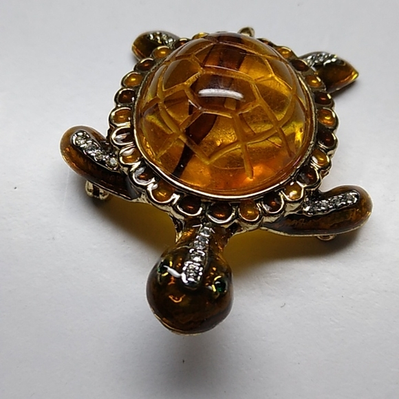Turtle brooch - Picture 3 of 7